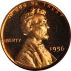 1956 Lincoln Cent Proof NGC PF67 RD Cameo Blazing Gem Superb Eye Appeal