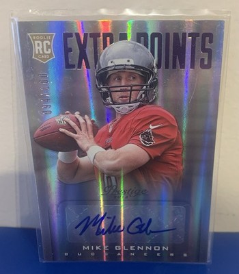 2013 Prestige Extra Points Mike Glennon Purple Signatures RC 94/100 #271