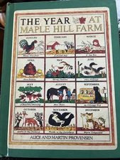 The Year at Maple Hill Farm by Alice and Martin Provensen Vintage Hardcover 1978