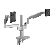 Humanscale M/Flex X22TBS Desk Mount for Monitor - Silver, Gray