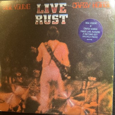 NEIL YOUNG & CRAZY HORSE LIVE RUST PROMO 2XLP VINYL Gatefold Rock Guitar Buffalo