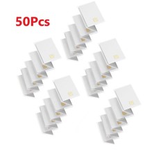50Pcs ISO7816 Contact SLE 4442 Chip PVC Smart White IC Cards For Rental a