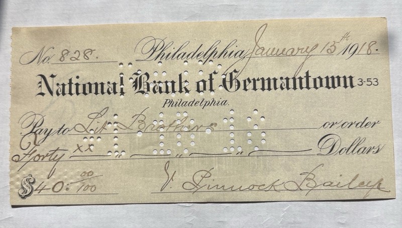 FREE SHIPPING 1918 National Bank of Germantown Philadelphia US Coin Lots Estate