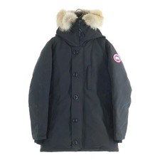 Canada Goose Jasper Parka M Fur Hood Multi-Pocket Black Used