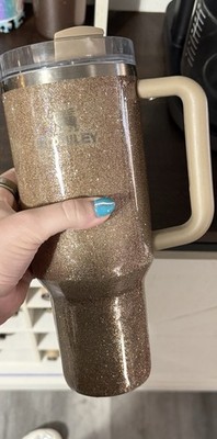Stanley Quencher H2.0 Insulated Tumbler 40 oz Gold With Handle & Straw