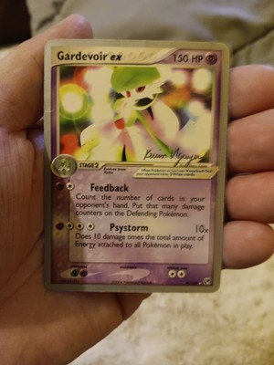 Pokemon Gardevoir EX Sandstorm Ultra Rare Card 96/100. Sides Damaged.
