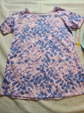 Girls' Night Gown- Cat  Jack Tie-Dye Purple Size XS