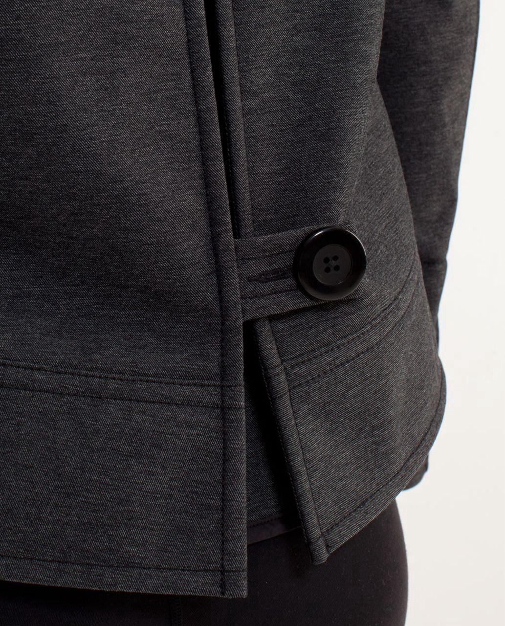 Lululemon Coco Softshell Jacket Gray Black Croppe… - image 9