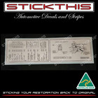 <!--F#f_0-->Holden HSV VS Late S2 & S3 - Fuse & Relay Interior Decal Sticker 92055783<!--F/-->