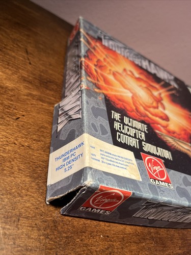 NUOVO Thunderhawk Virgin Games IBM PC 5,25" gioco per computer 1991 - Foto 2 di 9