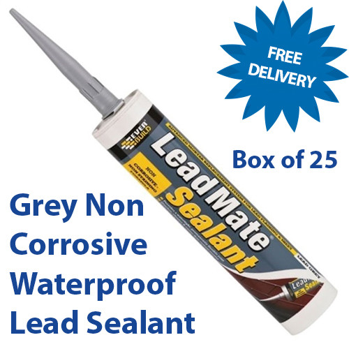 Everbuild LEAD MATE Sealant Lead Flashing Seal Grey Waterproof BOX OF 25 eBay