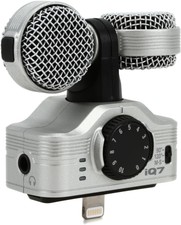 Zoom Iq7 Rotating Mid-side Stereo Microphone For Ios (2-pack) Bundle