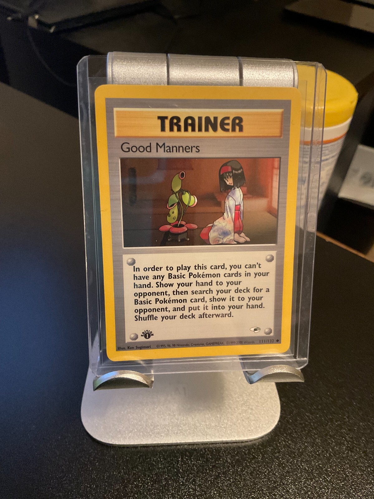 2000 Pokemon Gym Heroes 1st Edition Trainer Good Manners #111/132 MINT