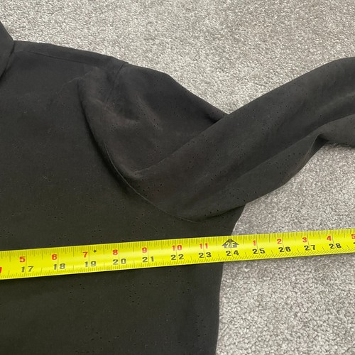 Classic Elements Button Down Shirt Womens XL Black Long Sleeve Casual Workwear - Picture 8 of 9