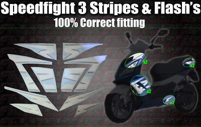 Speedfight 3 Streifen Aufkleber Set richtige Größe 10 Stück Set 50 110 SF3 Grafik