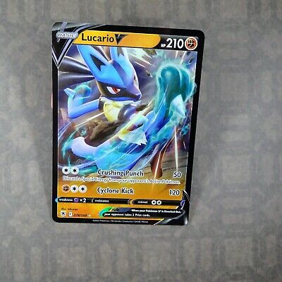 Lucario V Foil Pokémon Carta Em Português 78/189