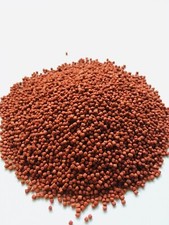Red Colour Fish Food 1mm Koi Cichlid Goldfish Floating Pond Pellets AQUARIUM New