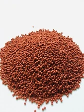 Red Colour Fish Food 1mm Koi Cichlid Goldfish Floating Pond Pellets AQUARIUM New