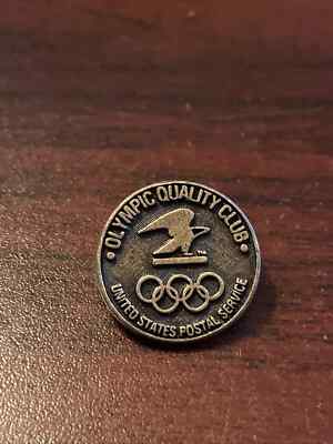 Vintage USPS Olympic Quality Club Lapel Pin Pinback
