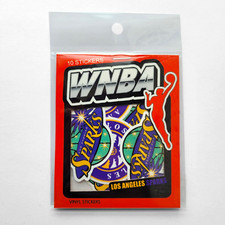 WNBA Los Angeles Sparks Basketball team Logo set of 10 Stickers Cool packaging