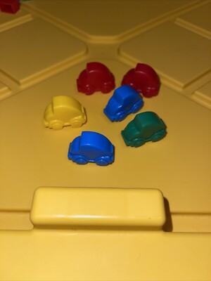 Monopoly Junior Jr Amusement Park 1999 replacement 6 CAR Movers Pawns parts