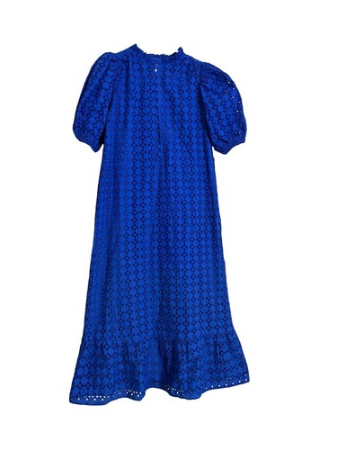 lace trim dress midi Bamboo Lace Midi Dress in DOVE main image 0
