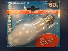  OSRAM HALOGEN HALOLUX BT LONGLIFE 60W OPAL 230V E27/ES 64472 Lampe Glühlampe