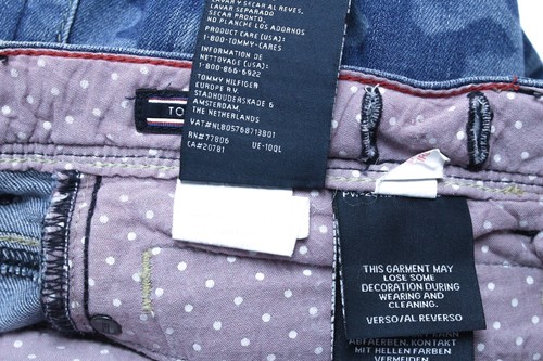 Tommy Hilfiger Woodland Skinny Julie Printed Stretch Jeans Girls 14 Years Blue - Picture 7 of 9