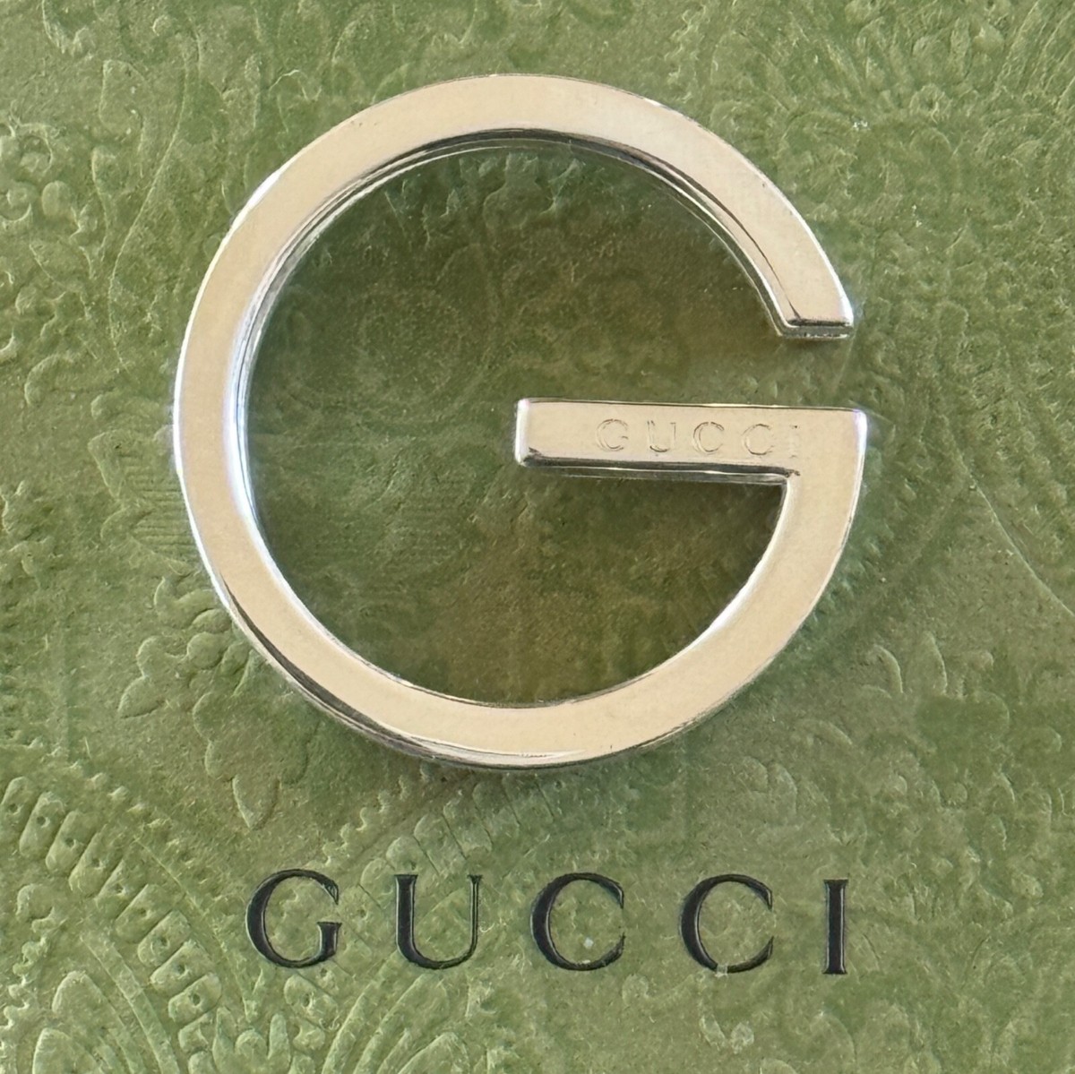 Gucci G Logo Money Clip Sterling Silver 925 Made in Italy | eBay