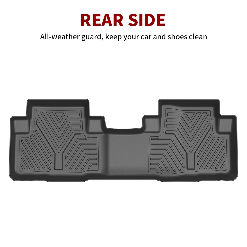Floor Mats for 2012-2016 Honda CR-V CRV 3PCS Black TPE Rubber All Weather Liners Foto 4 de 4