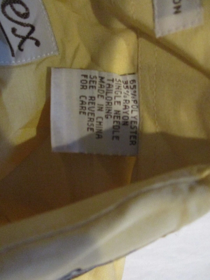 Camisa abotonada naranja colección lee tex talla 18 1/2 36-37 Foto 3 de 4