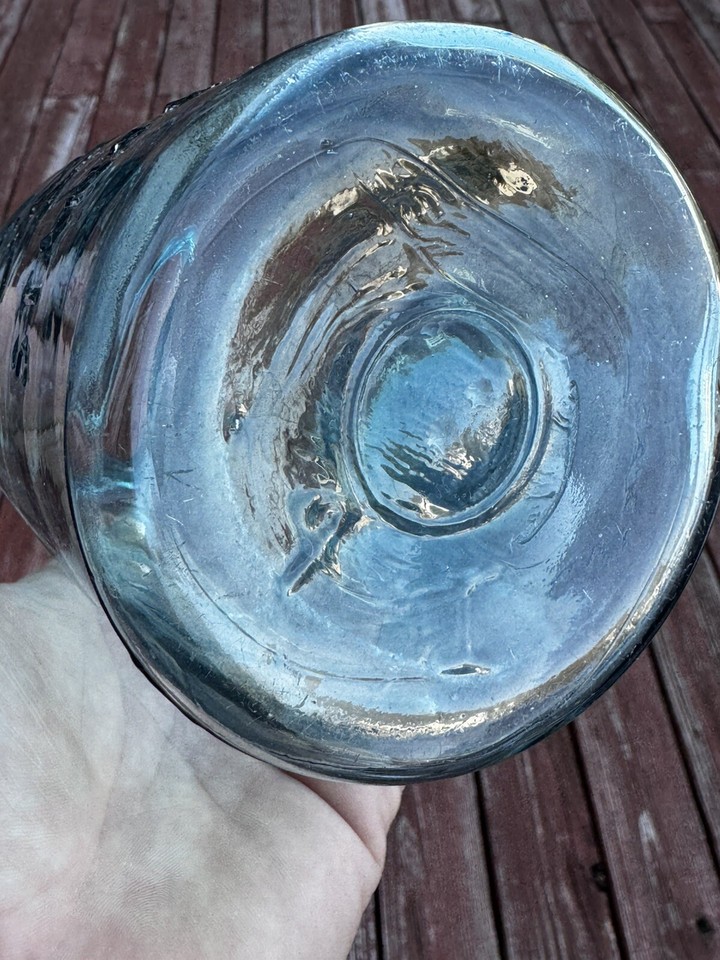 Antique Vintage Rare Ball Standard Wax Sealer Mason Fruit Jar Ball Blue