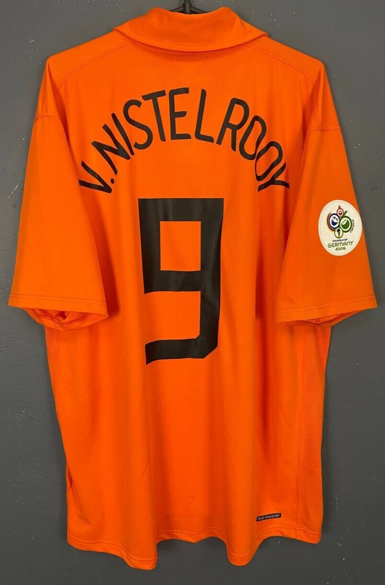 VAN NISTELROOY HOLLAND 2006/08 NETHERLANDS SOCCER FOOTBALL SHIRT