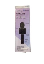 Karaoke Wireless Microphone Vivitar Ising Black Bluetooth Speaker Rechargeable 