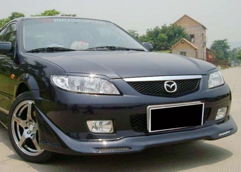 Fit For Mazda 01-03 Protege 323 JDM Sport Headlights Eyebrow Eyelids — 第 2/4 张图片