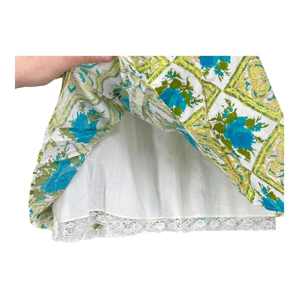 Falda Floral Bloomcore Valerie Stevens Petites 6P 100% Algodón Multi Línea A Foto 4 de 4