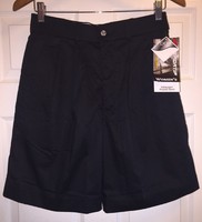Womens Size 8 Sportif Black Galapagos Pleated Shorts Outdoor Womens Size 8 Sportif Black Galapagos Pleated Shorts Outdoor