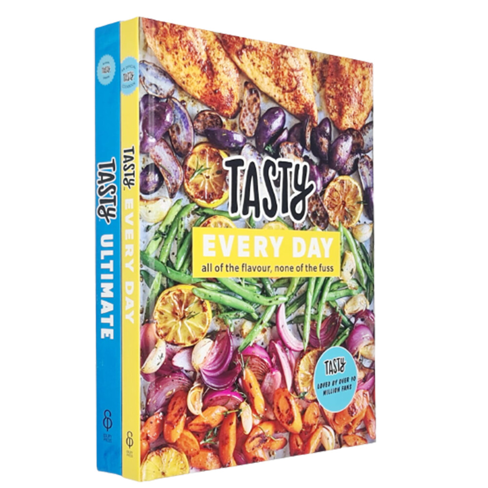 Tasty 2 Books Collection Set Tasty Every Day,Ultimate Cookbook Hardcover NEW
