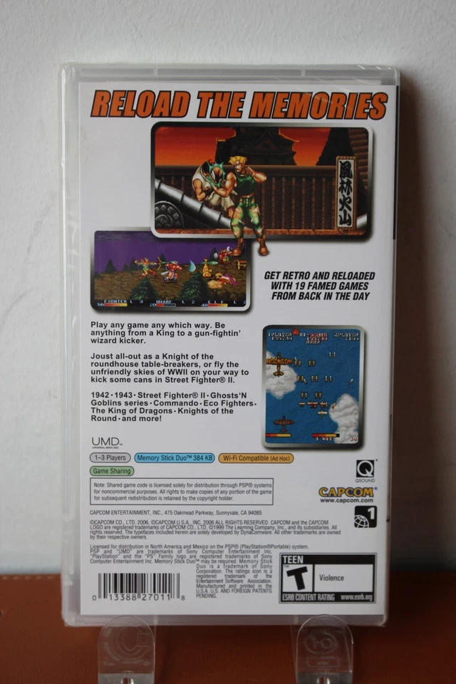 CAPCOM Classics Collection: Reloaded (Sony PSP, 2006) - Image 2 of 3