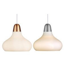 Pendant Light  Hanging Interior Opal Glass Copper Steel  E27  Lamp Ceiling