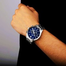 Festina Orologio Uomo F20688/2 – Cassa In Acciaio 316L Grigio, Cinturino In Pelle Nero, Quarzo, 5 ATM - 5