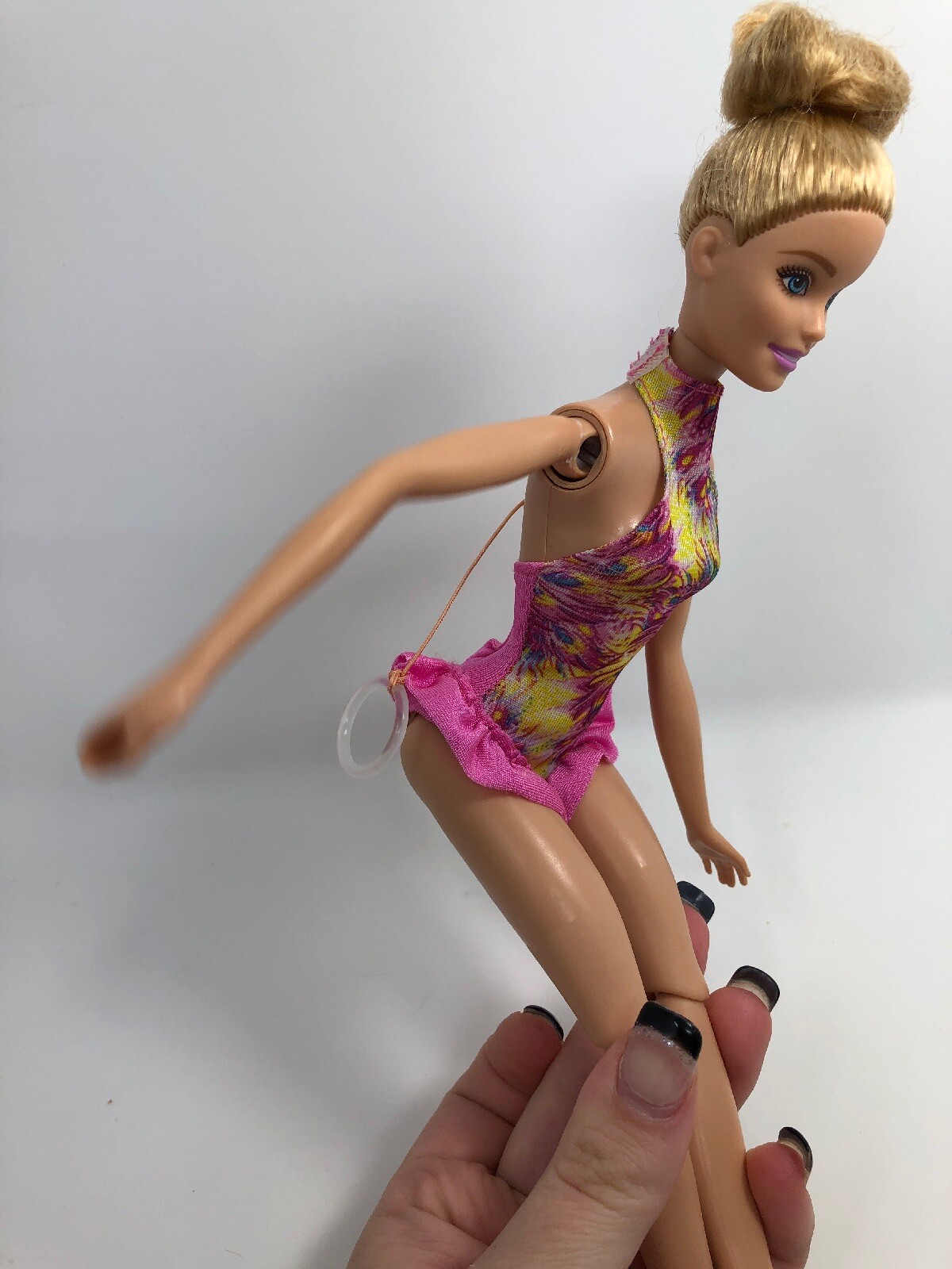 barbie ribbon gymnast doll