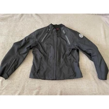 First Gear Women’s Padded Motorcycle Jacket Size XL Black