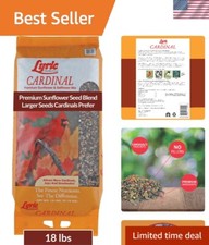 18 lb Bird Seed Mix with Sunflower  Safflower for Cardinals and Jays