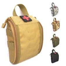 First Aid Bag Tactical Molle Bag Backpack's Accessories Bag for Hiking Climbing