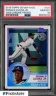 2018 Topps Silver Pack 1983 Chrome Promo #101 Ronald Acuna Jr RC Rookie PSA 10