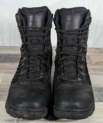 Bates Tactical Duty Boots Black Leather Lace Up Military‎ Work Men\'s 11 Amazon.com: Bates Men main image 4