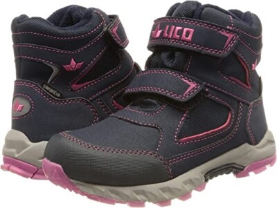 Lico Kinder Klettstiefel Schneestiefel Schneeschuhe Mauno 720409 pink rosa blau