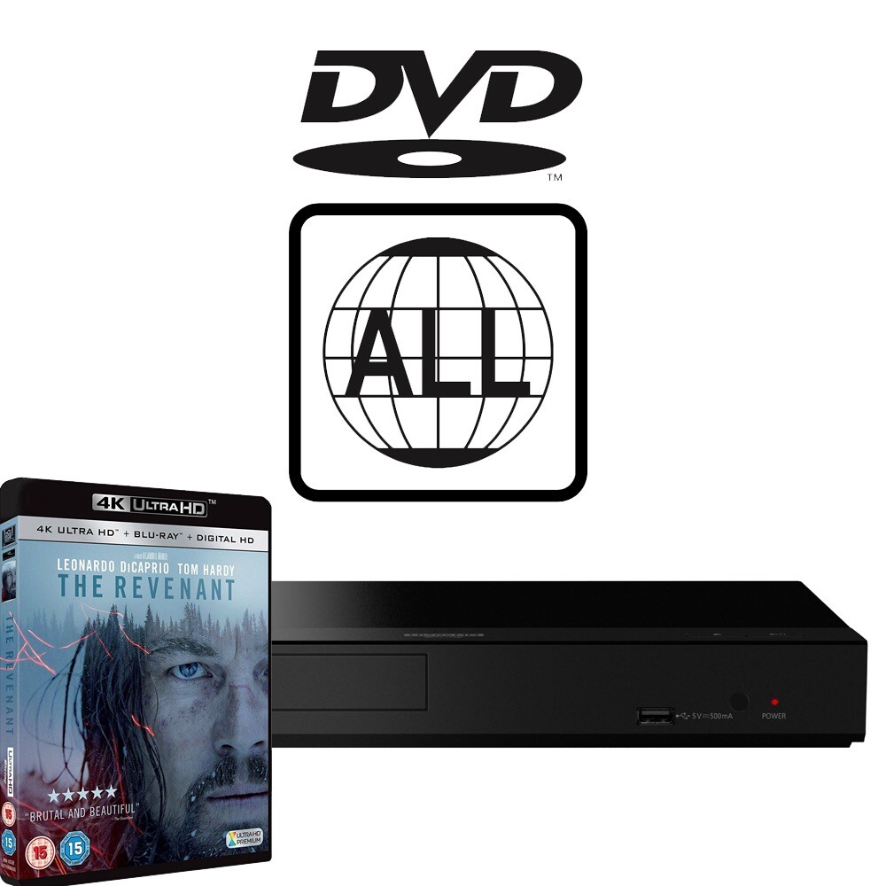 Panasonic Blu-ray Player DP-UB150 MultiRegion for DVD 4K & The Revenant UHD