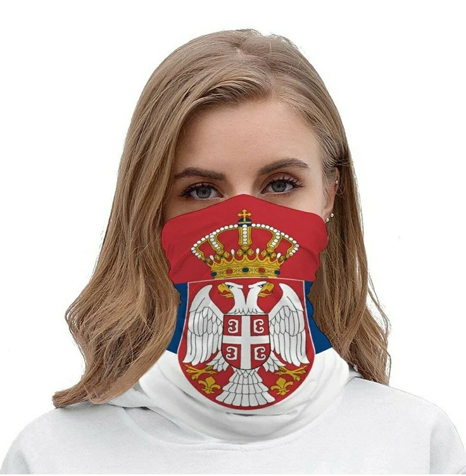 Serbia Serbio Serbio Bufanda Multiusos/ Bandana/Buff/Máscara. Foto 2 de 4
